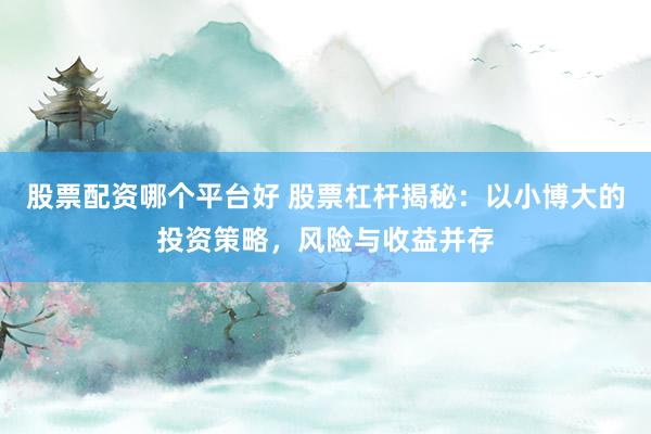 股票配资哪个平台好 股票杠杆揭秘：以小博大的投资策略，风险与收益并存