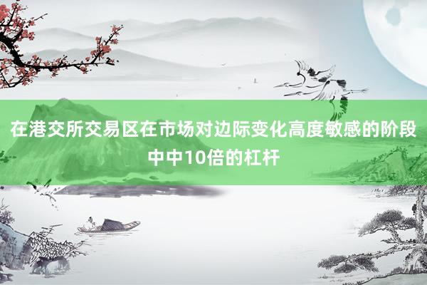 在港交所交易区在市场对边际变化高度敏感的阶段中中10倍的杠杆