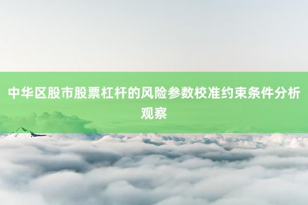 中华区股市股票杠杆的风险参数校准约束条件分析观察